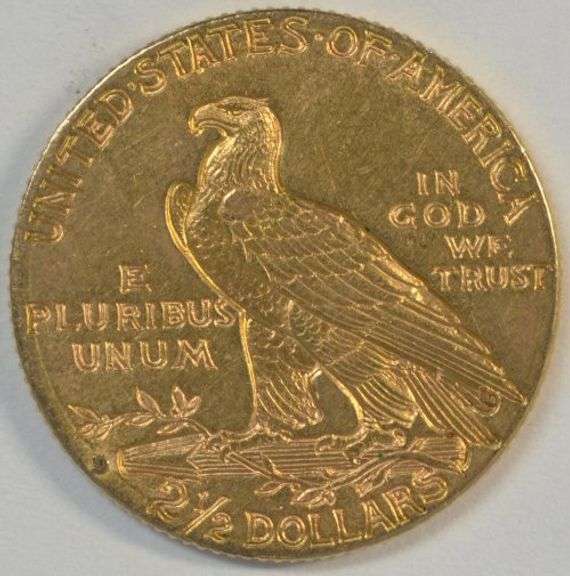 Fully struck and lustrous 1914-D US $2.50 Indian Gold Piece. Scarce