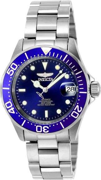 Invicta Blue Dial Automatic, New In Box.