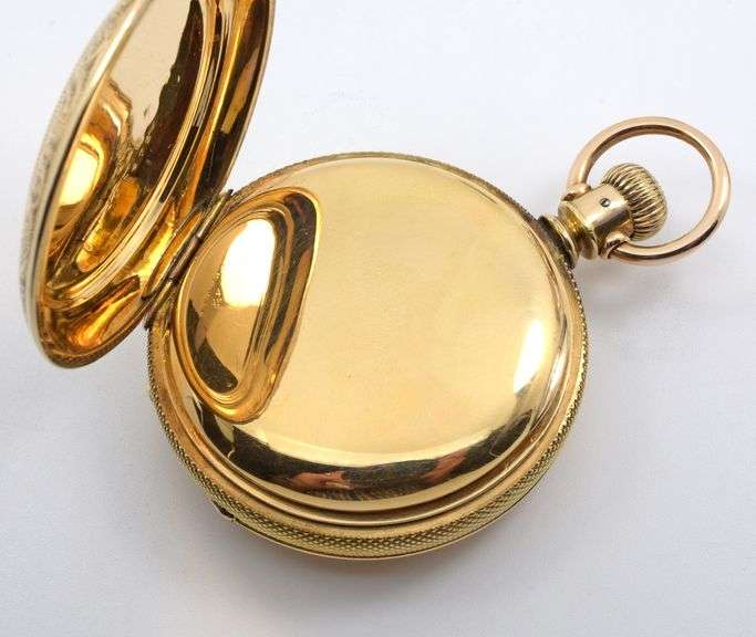 Rare 1882 Hampden Gold Filled Pocket Watch