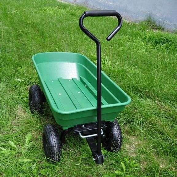Poly Garden Dump Cart Folding Wagon