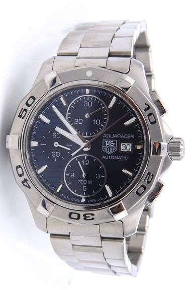 Tag Heuer AquaRacer Chronograph Automatic 42mm Blue Dial Watch