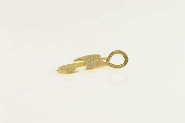 14K Yellow Gold Khaa Arabic Letter Monogram Name Initial Charm/Pendant