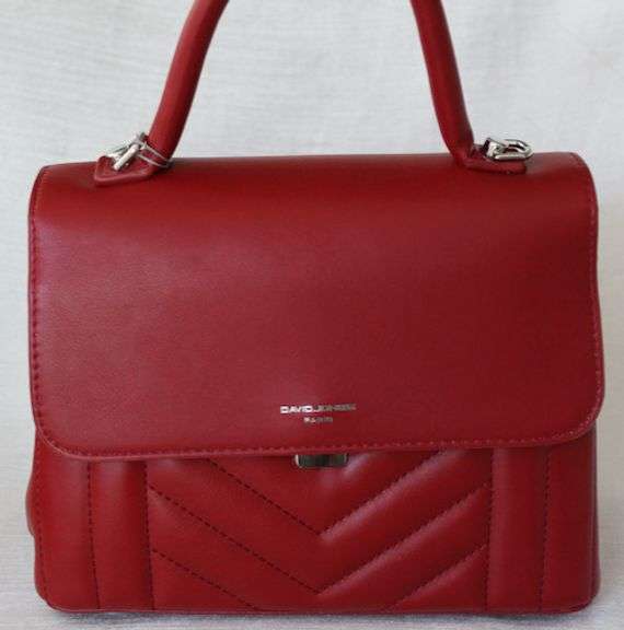 New Arrival Sexy Red Color Hand Bag By David Jones