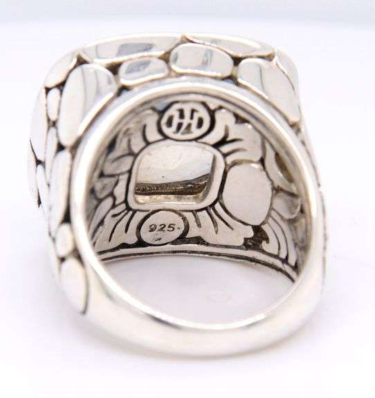 John Hardy Kali White Topaz Pebble Ring
