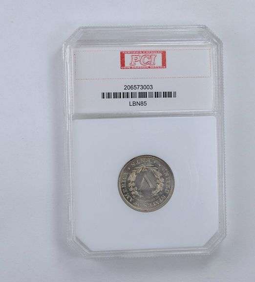 MS64 1885 Liberty V Nickel - Graded PCI
