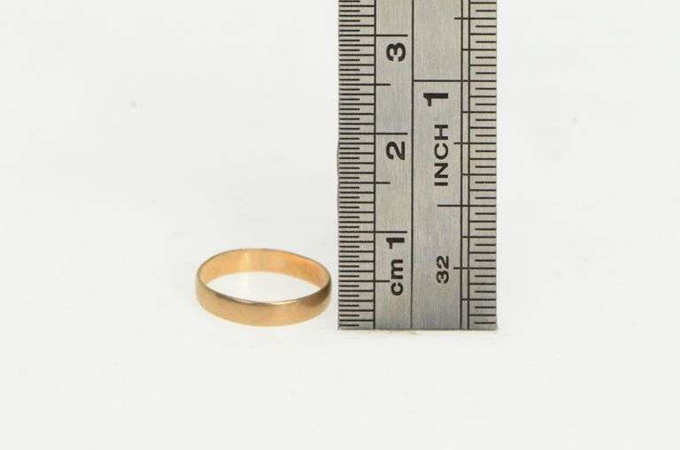 10K Yellow Gold Victorian 2.8mm Simple Child's Band Ring