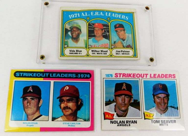3 Topps Leaders Baseball Cards