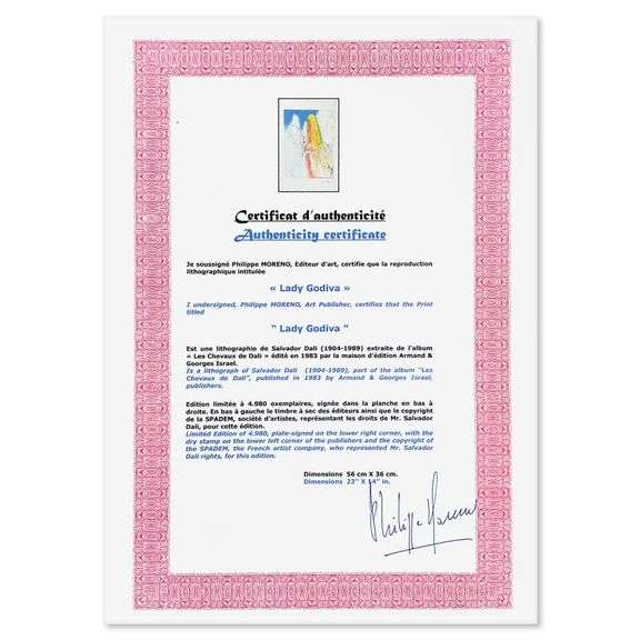 Lady Godiva by Salvador Dali