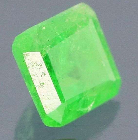 Glittering .48ct top kelly green Tsavorite Garnet