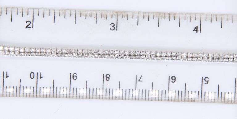 Brilliant White Gold approximate 2.25ctw Diamond Bracelet