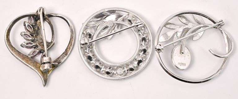 Random Pin Lot In Sterling Silver