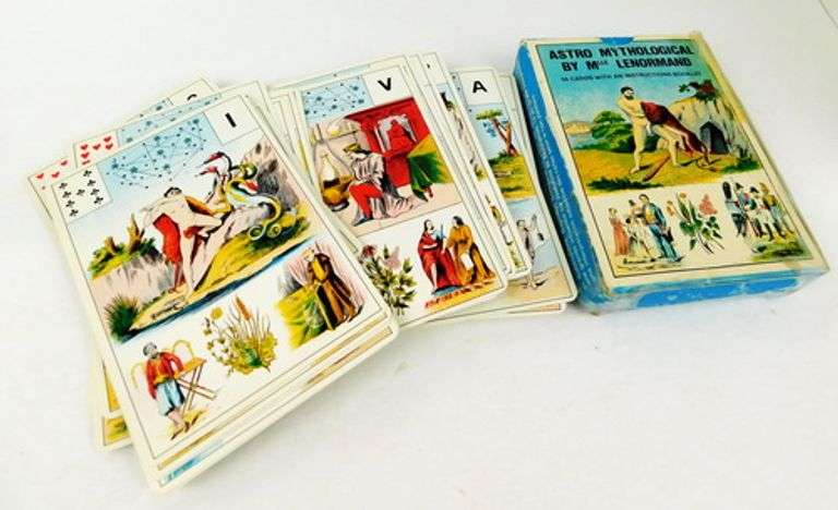 Vintage Mlle Lenormand French Tarot Cards