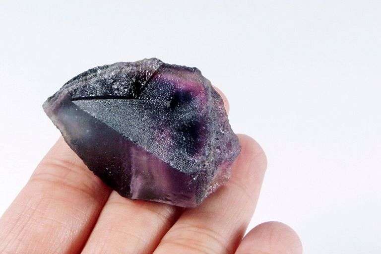 Glowing 184ct natural rough Flourite