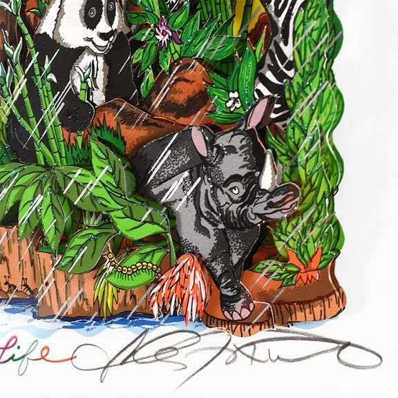 Serenity of the Wildlife by Fazzino