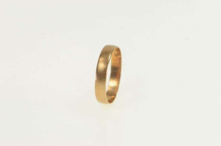 10K Yellow Gold Victorian 2.8mm Simple Child's Band Ring