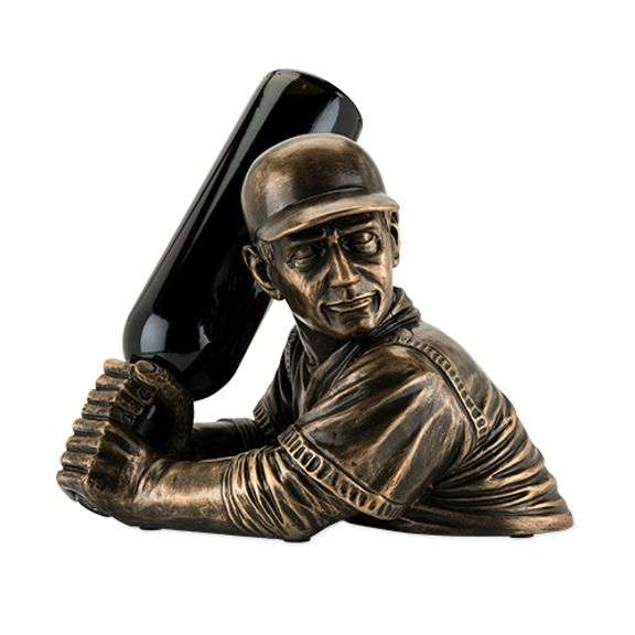 Hand-Painted Baseball Bottle Holder
