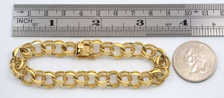 Classic 14k YG Charm Bracelet