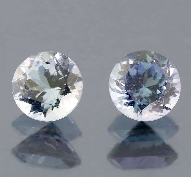 Silver blue 1.42ct untreated Tanzanite