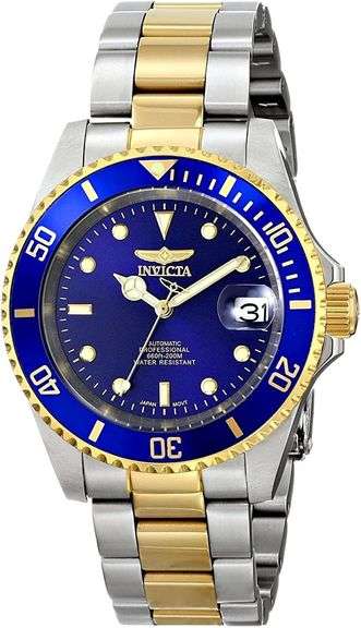 Invicta Blue Dial Automatic, New In Box.