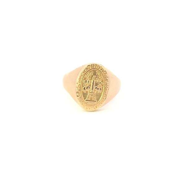 10K Yellow Gold Eastern High School Baltimore Vintage Class Ring