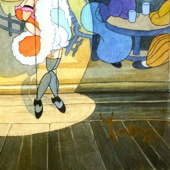 Ooh La La by Toby Bluth (1940-2013)