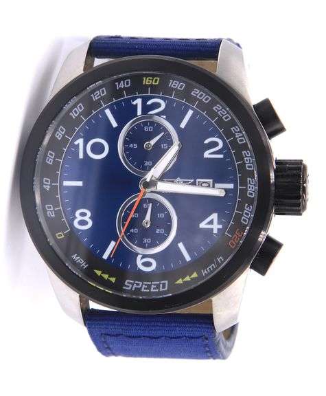 Invicta Aviator Quartz 50mm Nylon Band Watch