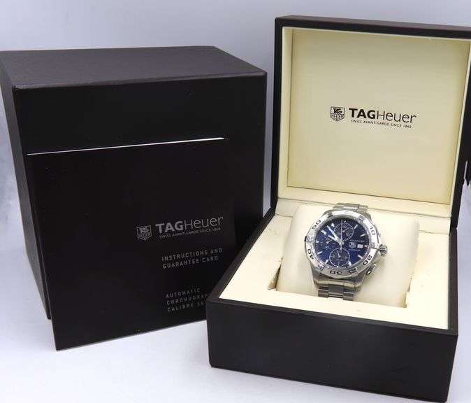 Tag Heuer AquaRacer Chronograph Automatic 42mm Blue Dial Watch