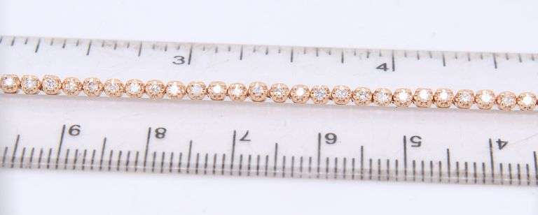 Sparkling Yellow Gold Diamond Flex Bracelet