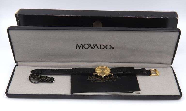 Movado Museum Gold Dial Quartz 24mm Watch
