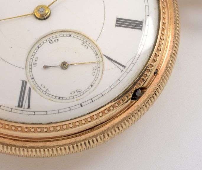 Fantastic 1887 Lancaster Yellow GF Pocket Watch