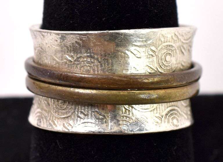Band Ring In Sterling Silver