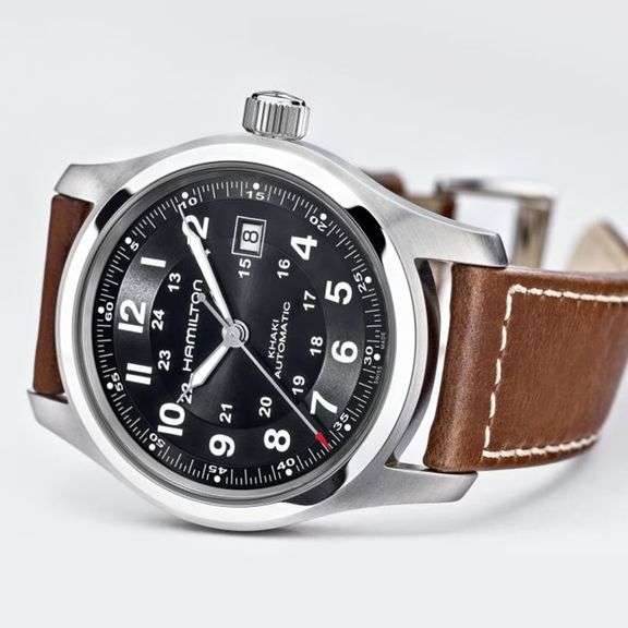 Hamilton Black Dial Automatic, New In Box.