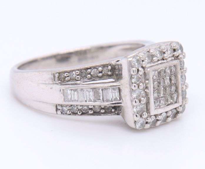 Amazing Invisible Set Diamond Halo Ring
