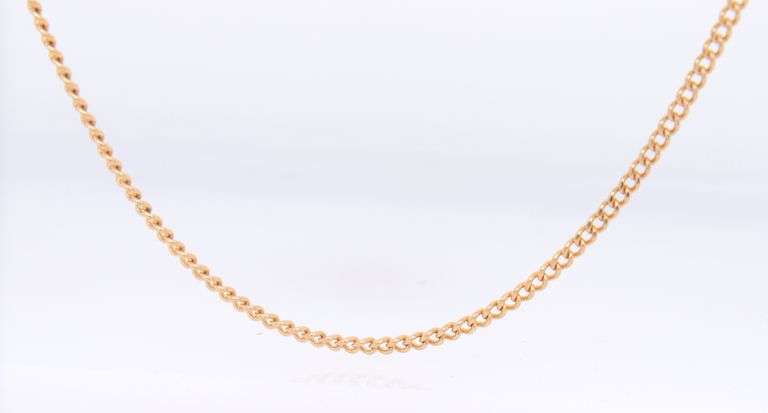 Pupolar 18kt Curb Link Chain Necklace