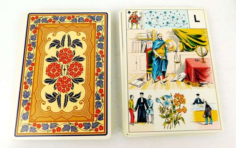 Vintage Mlle Lenormand French Tarot Cards