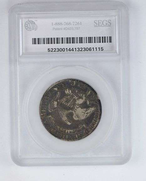 F15 1814 Capped Bust Half Dollar - O-109 - Graded by SEGS