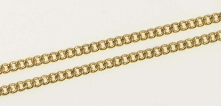 14K Yellow Gold 1.6mm Cable Chain Vintage Classic Chain Necklace
