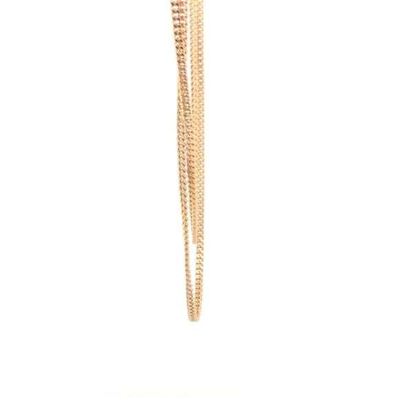 14K Yellow Gold 1.8mm Curb Link Vintage Classic Chain Necklace