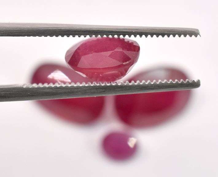Striking Collection of 26.00CTW Ruby Gemstone Parcel