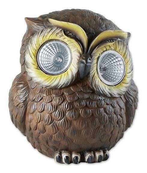 Whimsical Solar Owl