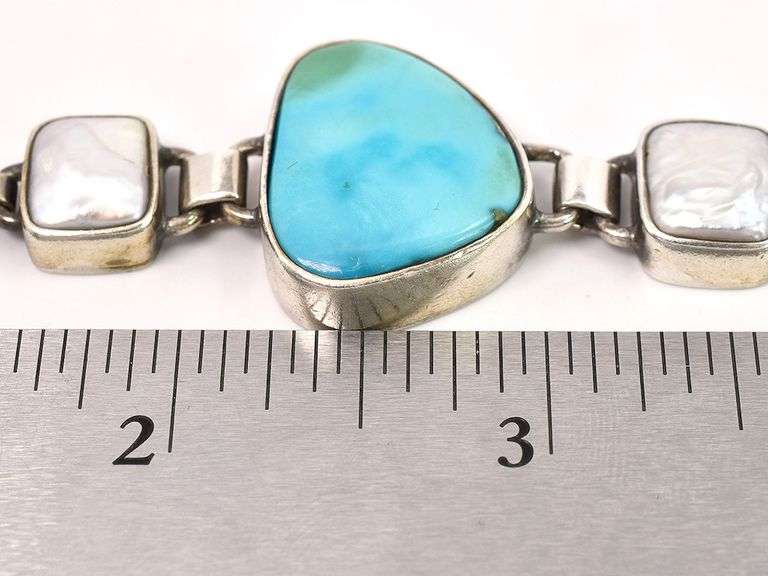 Multi-Gem Bracelet In Sterling Silver