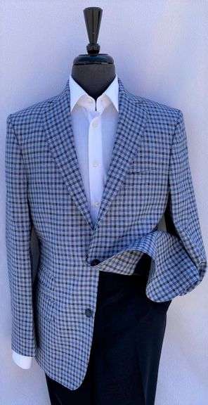 Fine quality Wool and Silk Comfort Fit Sport Coat