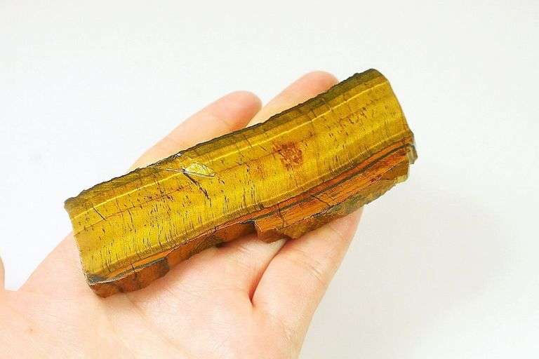 Mezmerizing 303ct rough cut Tiger Eye
