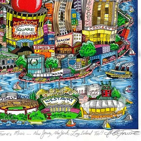There's Musicâ€¦New Jersey, New York, Long Island Too!! by Fazzino