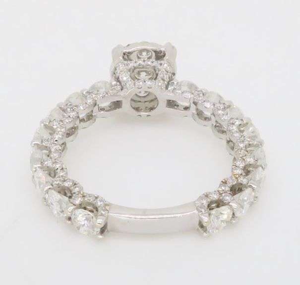2.25CTW Diamond Encrusted Engagement Ring