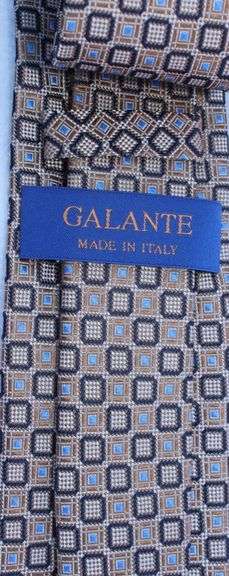 Fine Quality Italian Hand Made Silk Tie By Galante