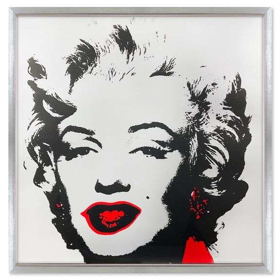 Golden Marilyn by Warhol