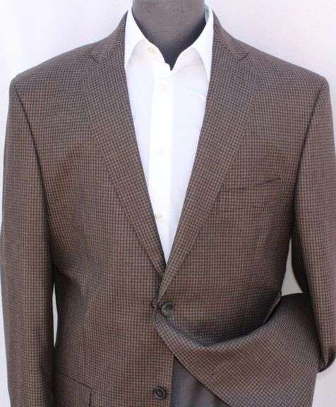 Comfort Fit Wool & Cashmere Houndstooth Blazer
