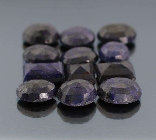 Massive 106.44ct royal blue Sapphire set