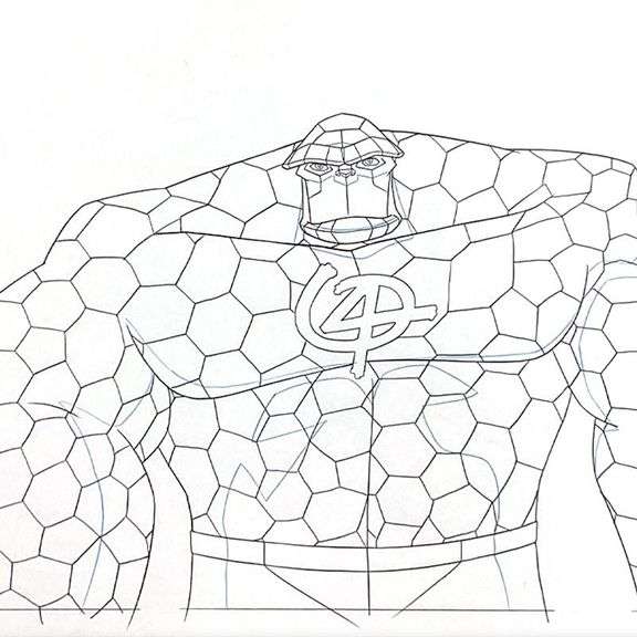 Fantastic-4: Thing by Marvel Comics Original